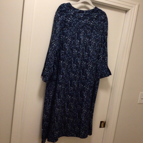 Pure Jill Blue Printed Dress - Picture 3 of 7